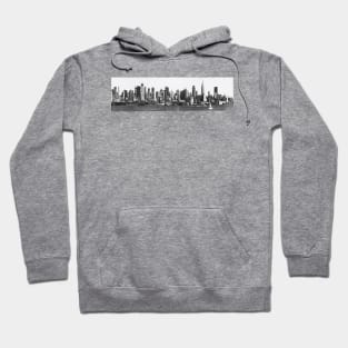 New York City skyline Vintage Retro print Hoodie